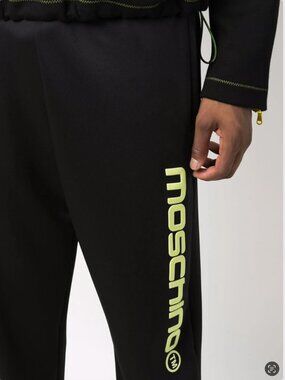 Moschino elasticated track pants sz 32
